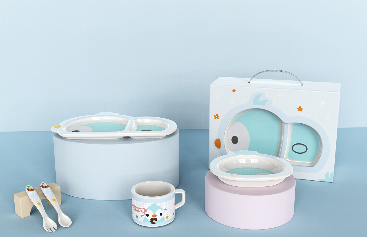 pahoer儿童餐具 设计美学与安全实用并重的文化生活用品